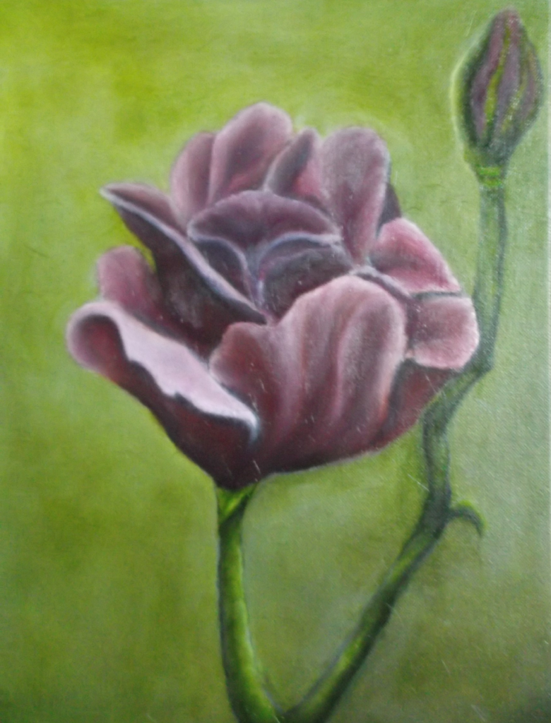 oil painting flowers part 2 glazing