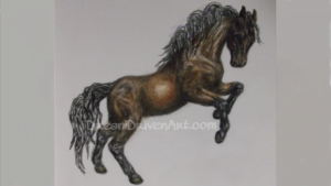 Pictures horse drawings horse rearing up