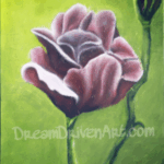 The Twilight Rose oil painting flowers