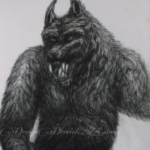 Pencil Drawing of a Werewolf Pencil drawings of werewolf